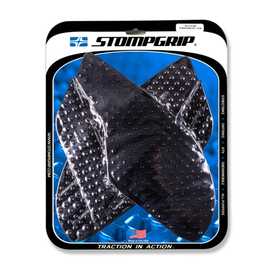 STOMPGRIP (ストンプグリップ) トラクションパッドタンクキット ブラック VOLCANO SV650 55-10-0136B