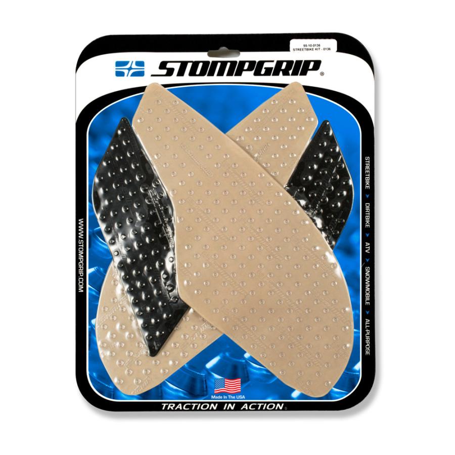 STOMPGRIP (ストンプグリップ) トラクションパッドタンクキットハイブリッド VOLCANO SV650 55-10-0136H