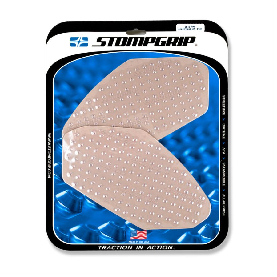 STOMPGRIP (ストンプグリップ) トラクションパッドタンクキット クリア VOLCANO Ninja650 /Z650 55-10-0140C
