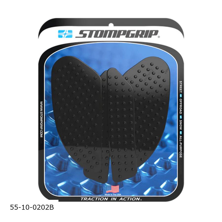 STOMPGRIP (ストンプグリップ) トラクションパッドタンクキット ブラック VOLCANO KLX230/S 55-10-0202B