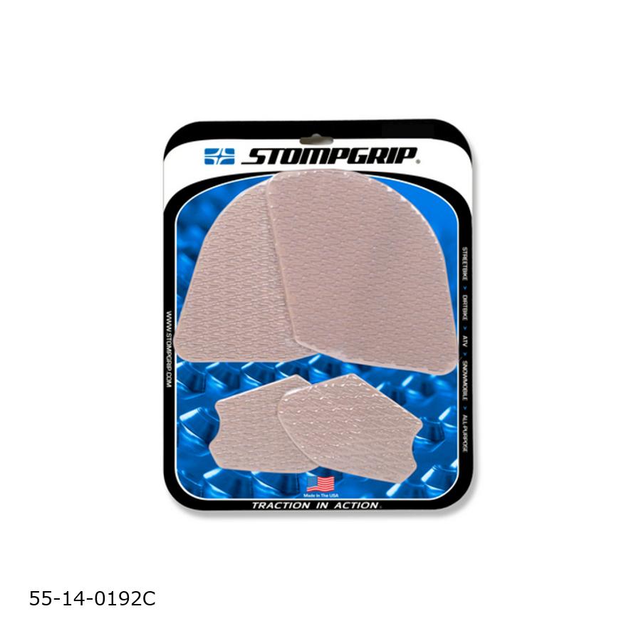 STOMPGRIP (ストンプグリップ) トラクションパッドタンクキット クリア ICON PANIGALE V4/S 55-14-0192C