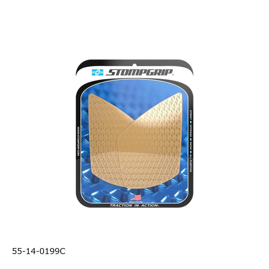 STOMPGRIP (ストンプグリップ) トラクションパッドタンクキット クリア ICON StreetTriple675/Moto2 55-14-0199C