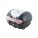 ヘプコ&ベッカー ジャーニー(JOURNEY) トップケースTC40 ポリプロピレン 38L ブラック シルバー 610088-0009