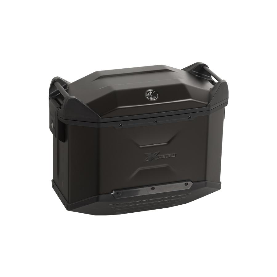 メーカー名：ヘプコアンドベッカーメーカー品番：610222 00 01販売備考：ブラック 左側のみ。容量38L サイズ縦380&times;横500&times;幅270mm 重量4.9kg。車輌装着にはサイドキャリアが必要です。※ハンドメイド組立による初期傷、製造痕がある場合があります。積載重量：10.0タイプ：XCEED エクシード色[カラー]：ブラックサイズ：H:380xW:500xD:270(mm)重量[キログラム]：4.9材質[素材]：アルミニウム＋強化プラスチック加工[有/無]：取り付けには、多少の加工が必要な場合がございます。内容量[数量]：1個(左側)付属品：キー1個 / サイドケース固定用キャリアアダプター(品番:700114) 1個 ※アダプタ固定用のボルト / ナットはサイドケースキャリアに付属します。容量[リッター]：38防水機能：本製品は、防水性能を高めていますが「完全防水仕様」ではございません。雨天走行時・雨天での屋根のない屋外の放置時には、ケース内に水が浸入する可能性があります。濡らしたくないものを収納する場合は、養生を推奨いたします。幅：500高さ：380奥行(引き)：270備考：取り付けには、ヘプコ＆ベッカー製の車種専用サイドケースキャリアが必要です。使用上の注意：サイドケースキャリアの積載重量・車体の積載上限以上の積載をしないでください。走行中にケース内の積載物が動かないように積載してください。オプション：品番：640006-0001，700523-0001，720222-0001，740004，740005，740016関連商品：品番：610224-0001，610223-0001