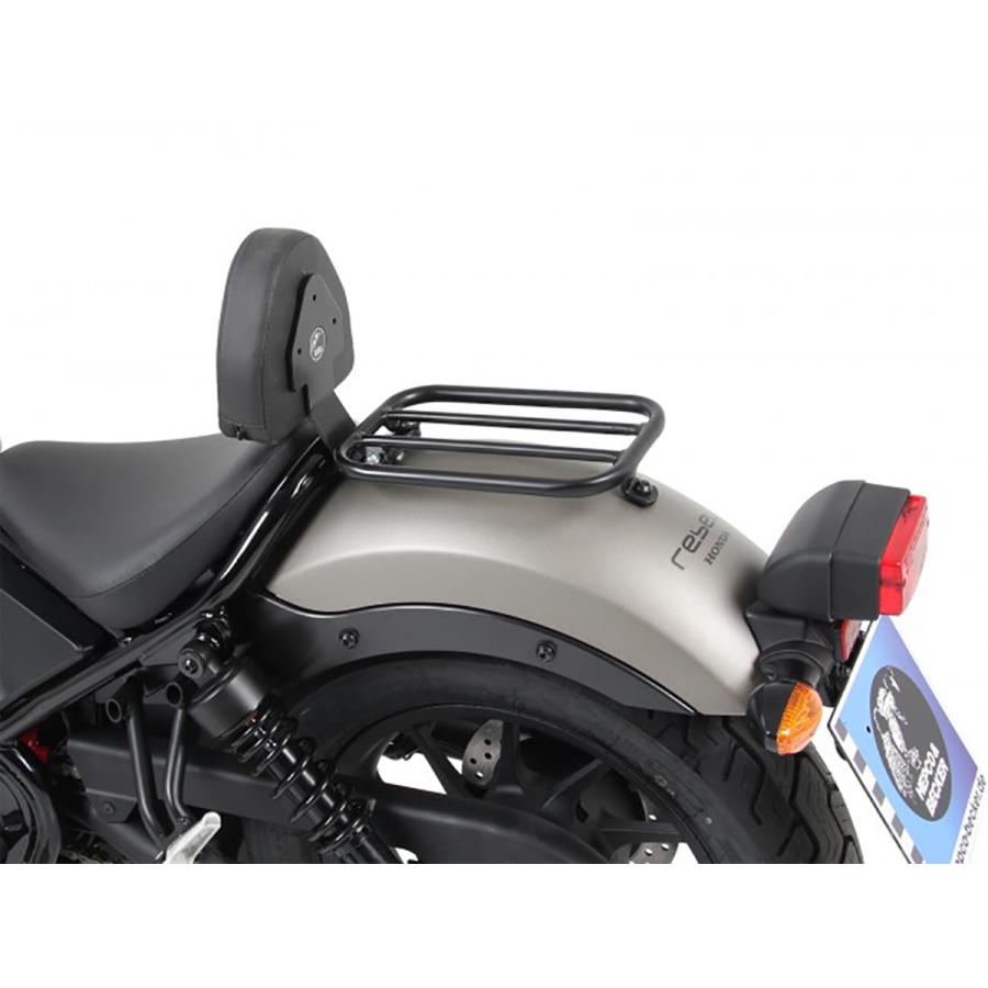 ヘプコ&ベッカー ソロラック バックレスト付き ブラック レブル250 レブル500 REBEL250 REBEL500