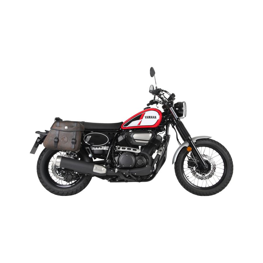 ヘプコ&ベッカー サイドレザーバッグ ラゲッド C-Bowサイドキャリア用 左右セット ブラウン 620355 00 08 2