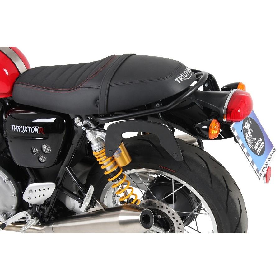 ヘプコ&ベッカー C-Bowサイドキャリア ブラック スラクストン Thruxton/R 6307542 00 01