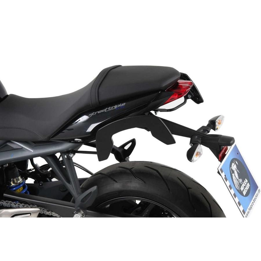 ヘプコ&ベッカー C-Bowサイドキャリア ブラック Street Triple 675/R 630794 00 01