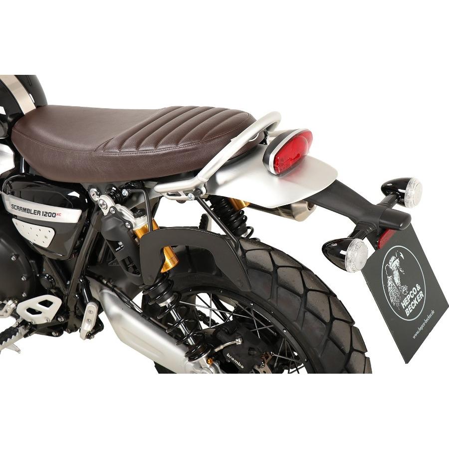 ヘプコ&ベッカー C-Bowサイドキャリア ブラック 左側 スクランブラー SCRAMBLER 1200XC/XE 6317587 00 01L