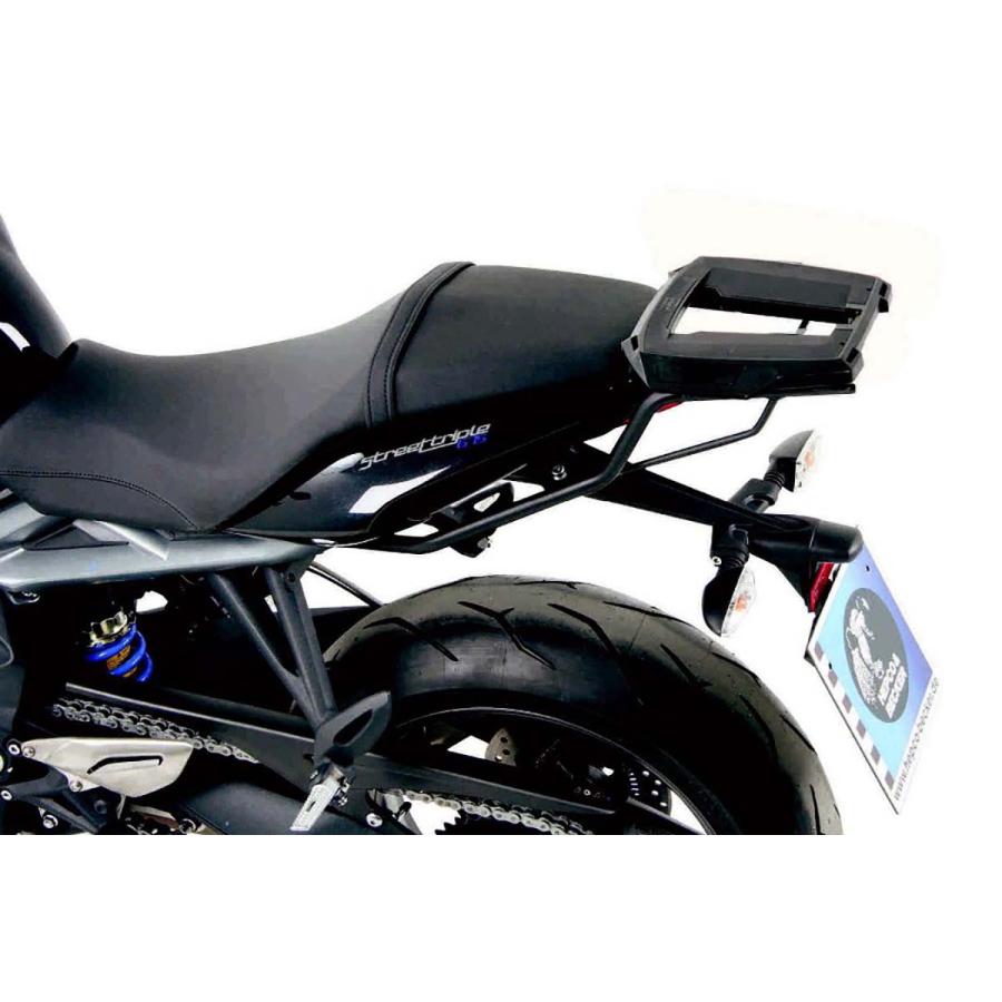 ヘプコ&ベッカー トップケースキャリア アルラック ブラック ストリートトリプル Street Triple 675 R