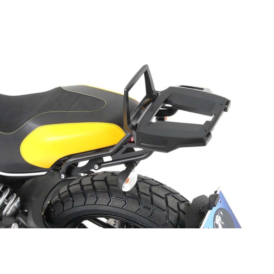 ヘプコ&ベッカー トップケースキャリア アルラック ブラック スクランブラー SCRAMBLER