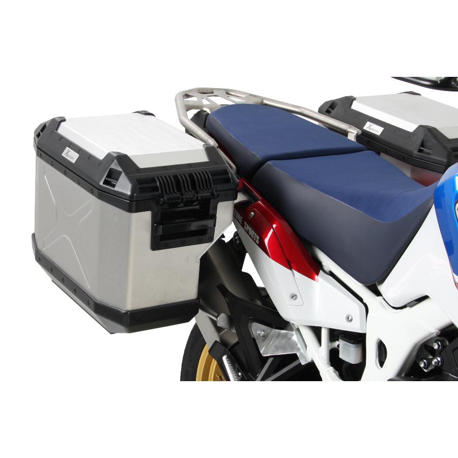 ヘプコ&ベッカー サイドキャリア ステンレス カットアウトセット エクスプローラー付(シルバー) CRF1000L アフリカツイン/アドベンチャースポーツ 2