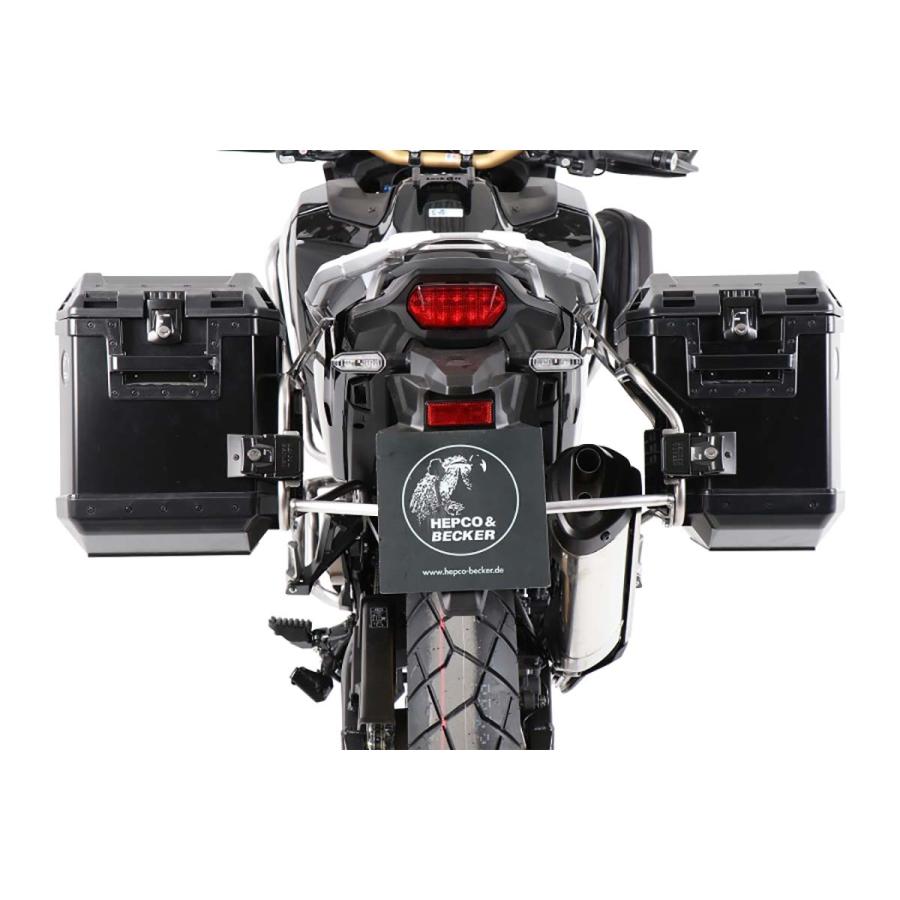 ヘプコ&ベッカー サイドキャリア カットアウトセット ブラック エクスプローラー付 CRF1100L アフリカツイン アドベンチャースポーツ