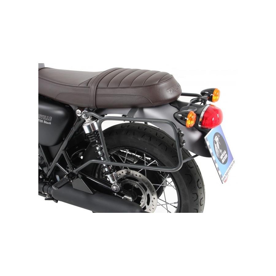 ヘプコ&ベッカー サイドキャリア クローム ボンネビル BonnevilleT120