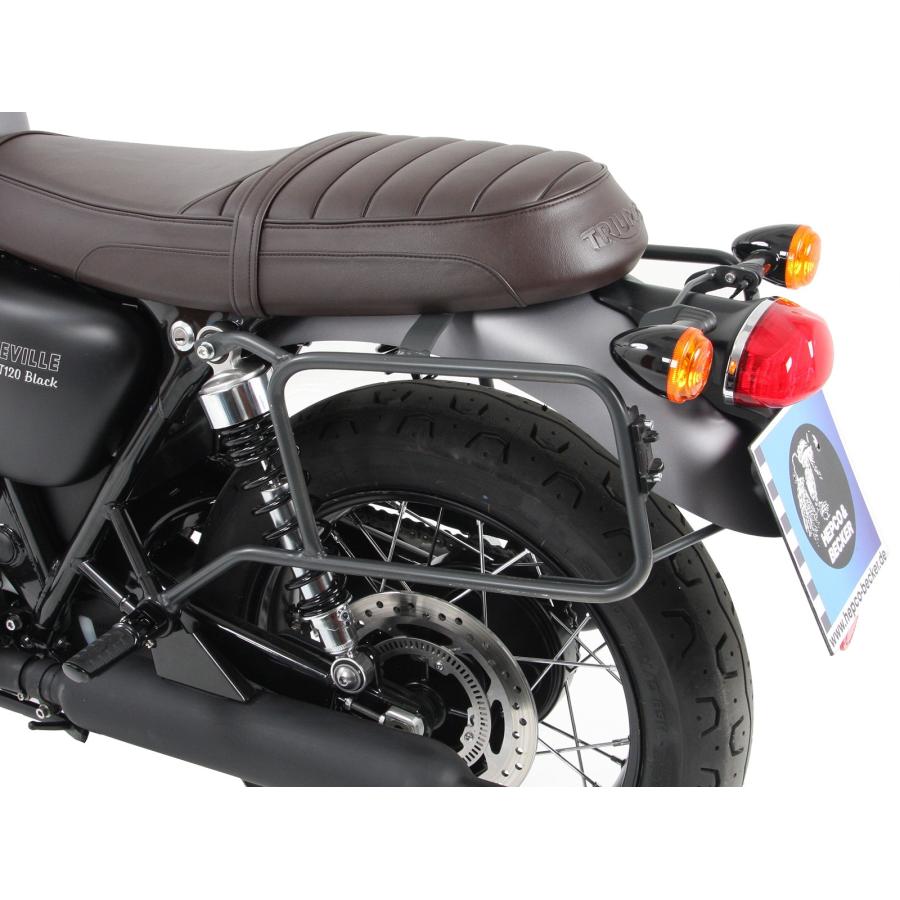 ヘプコ&ベッカー サイドキャリア ブラック ボンネビル Bonneville T100