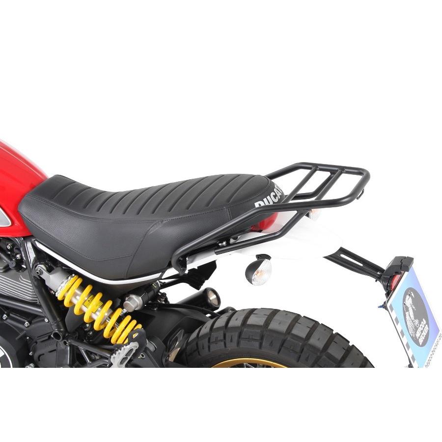 ヘプコ&ベッカー リアキャリア ブラック(トップケース不可) スクランブラー SCRAMBLER