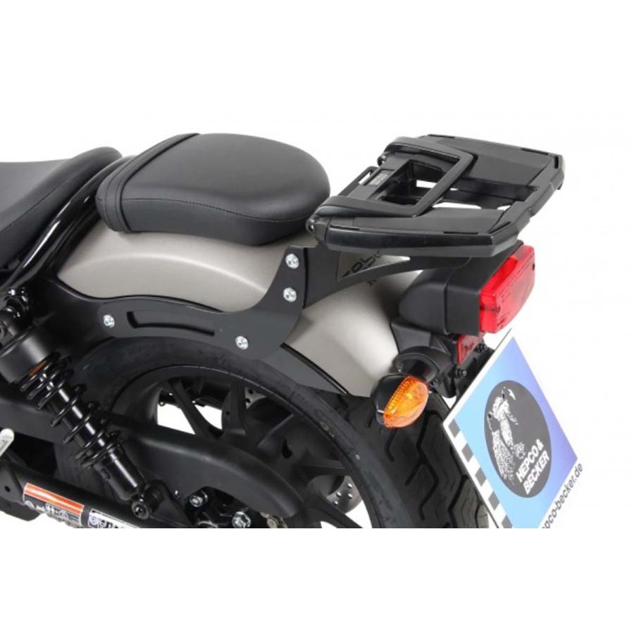 ヘプコ&ベッカー トップケースキャリア イージーラック ブラック レブル250 レブル500 REBEL250 REBEL500