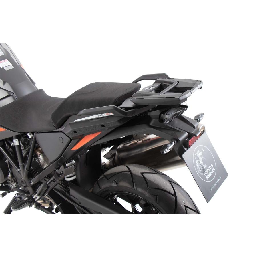 ヘプコ&ベッカー トップケースキャリア イーイーラック オレンジ ブラック 1290 Super Adventure/S/R 6627627 01 01