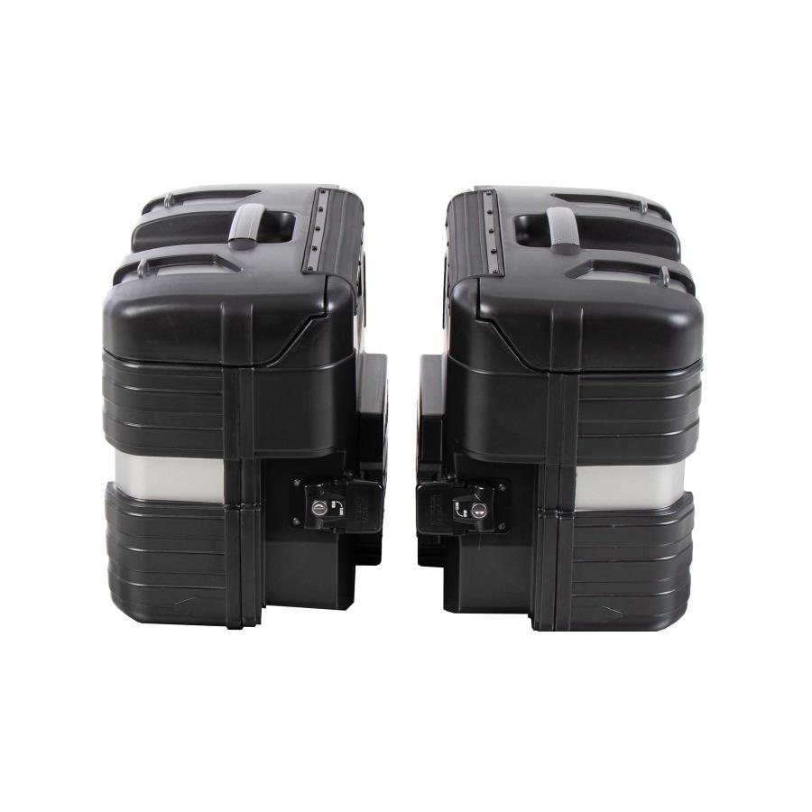 ヘプコ&ベッカー サイドケース ゴビ 37 左右セット ブラックエディション 610288 00 01 2