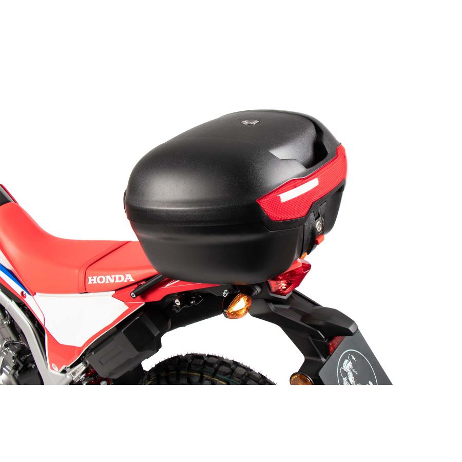 ヘプコ&ベッカー リアキャリアセット 汎用ジャーニートップケース40 ブラック/シルバー付 CRF300L/250L/CRF300Rally/250Rally 6509534 01 01-089