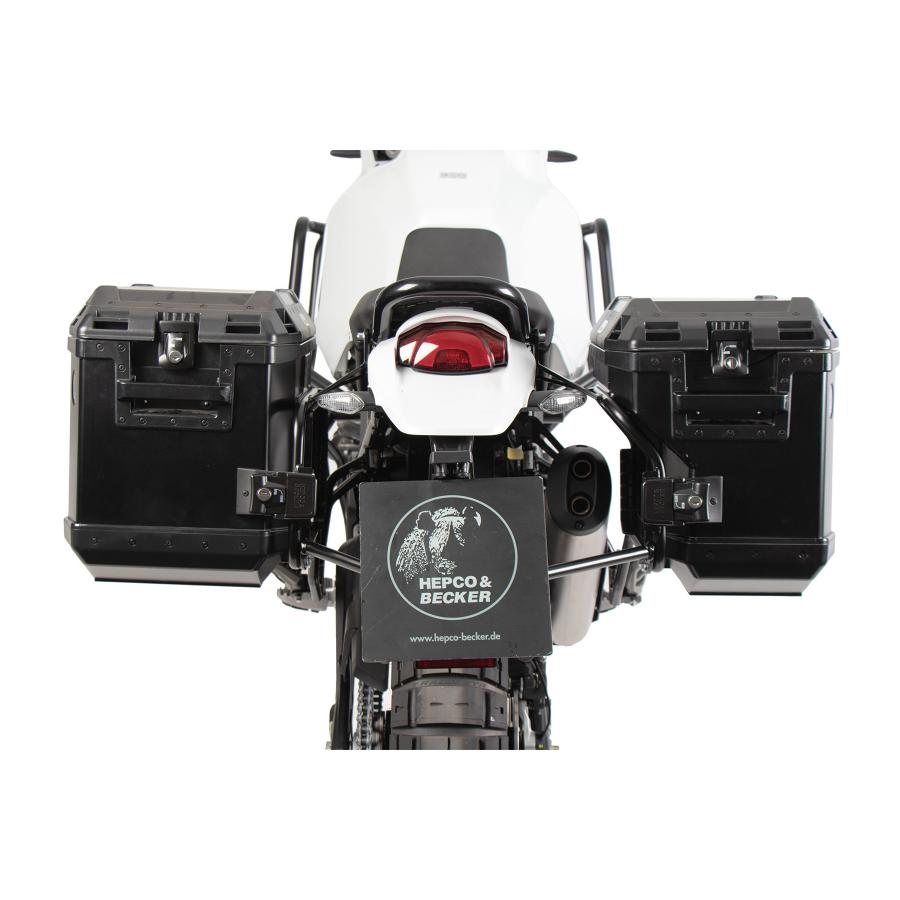 ヘプコ&ベッカー サイドキャリア カットアウトセット ブラック DesertX 6517638 00 01-01-40