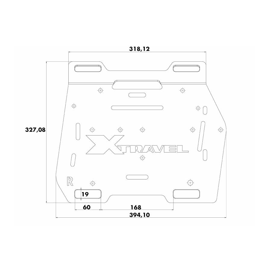 ヘプコ&ベッカー リペア Xトラベル汎用プレート 右 700010707 2