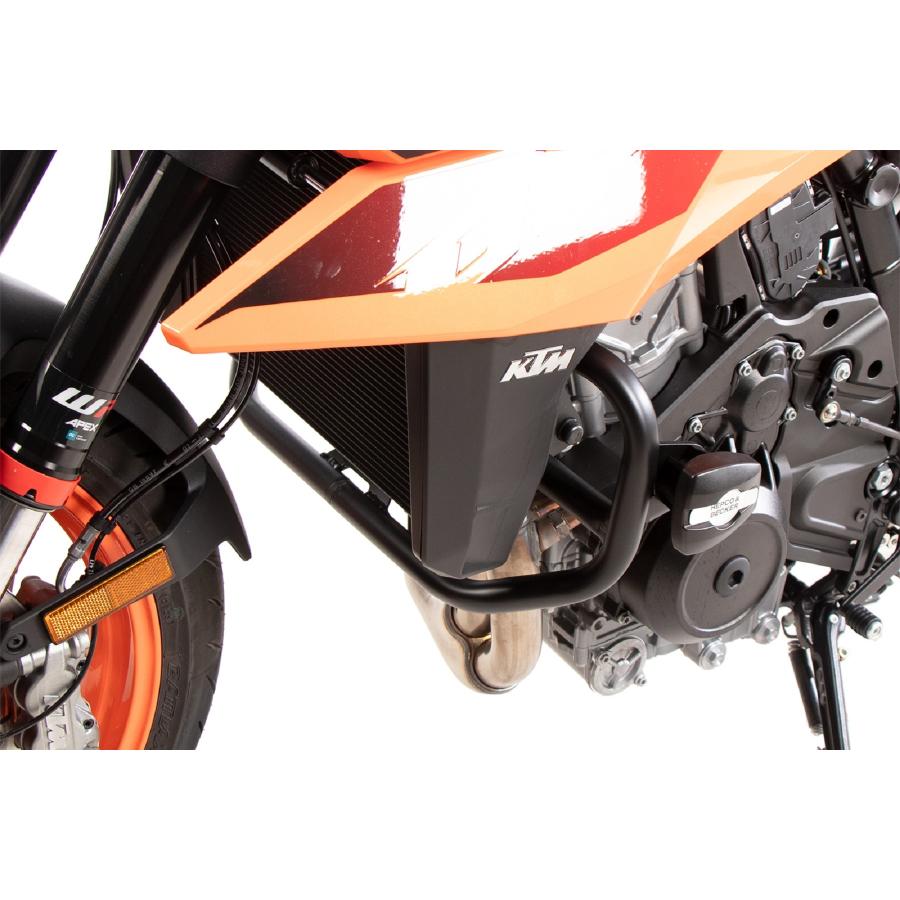 ヘプコ&ベッカー エンジンガード ブラック クラッシュパッド付 990Duke/R 5017673 00 01