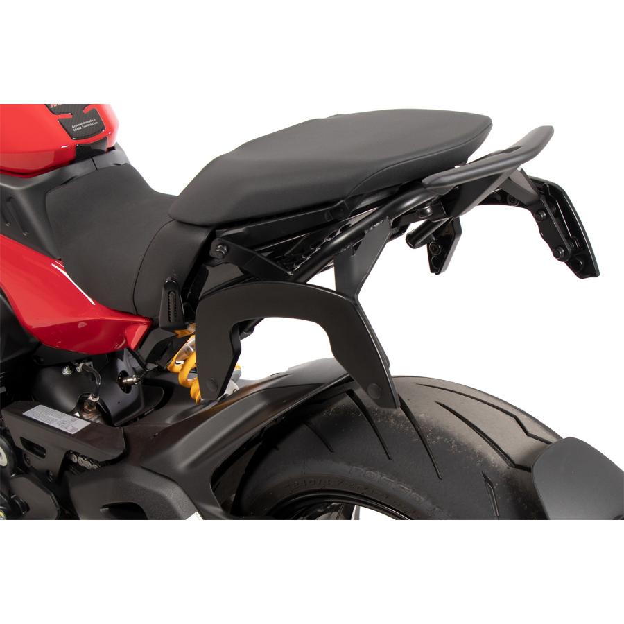 ヘプコ&ベッカー C-Bowサイドキャリア ブラック Diavel V4 23-25 6307669 00 01