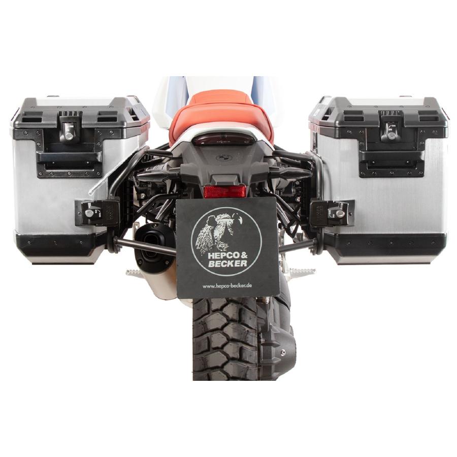 ヘプコ&ベッカー サイドキャリア カットアウトセット サイドケース エクスプローラー シルバー付 R12G/S 6516546 00 01-00-40