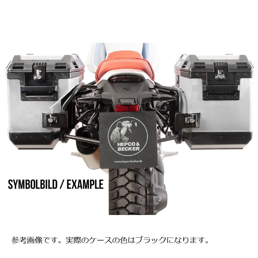 ヘプコ&ベッカー サイドキャリア カットアウトセット サイドケース エクスプローラー ブラック付 R12G/S 6516546 00 01-01-40