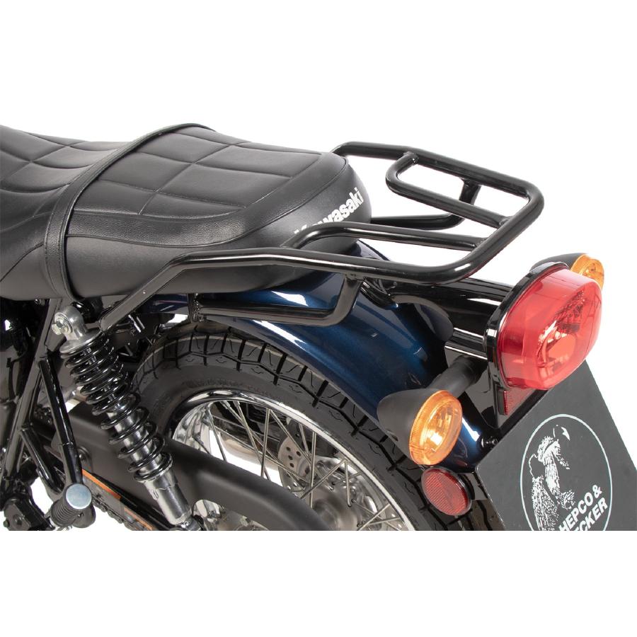 ヘプコアンドベッカー リアキャリア ブラック(トップケース不可) W230/MEGURO S1 25 6582555 01 01