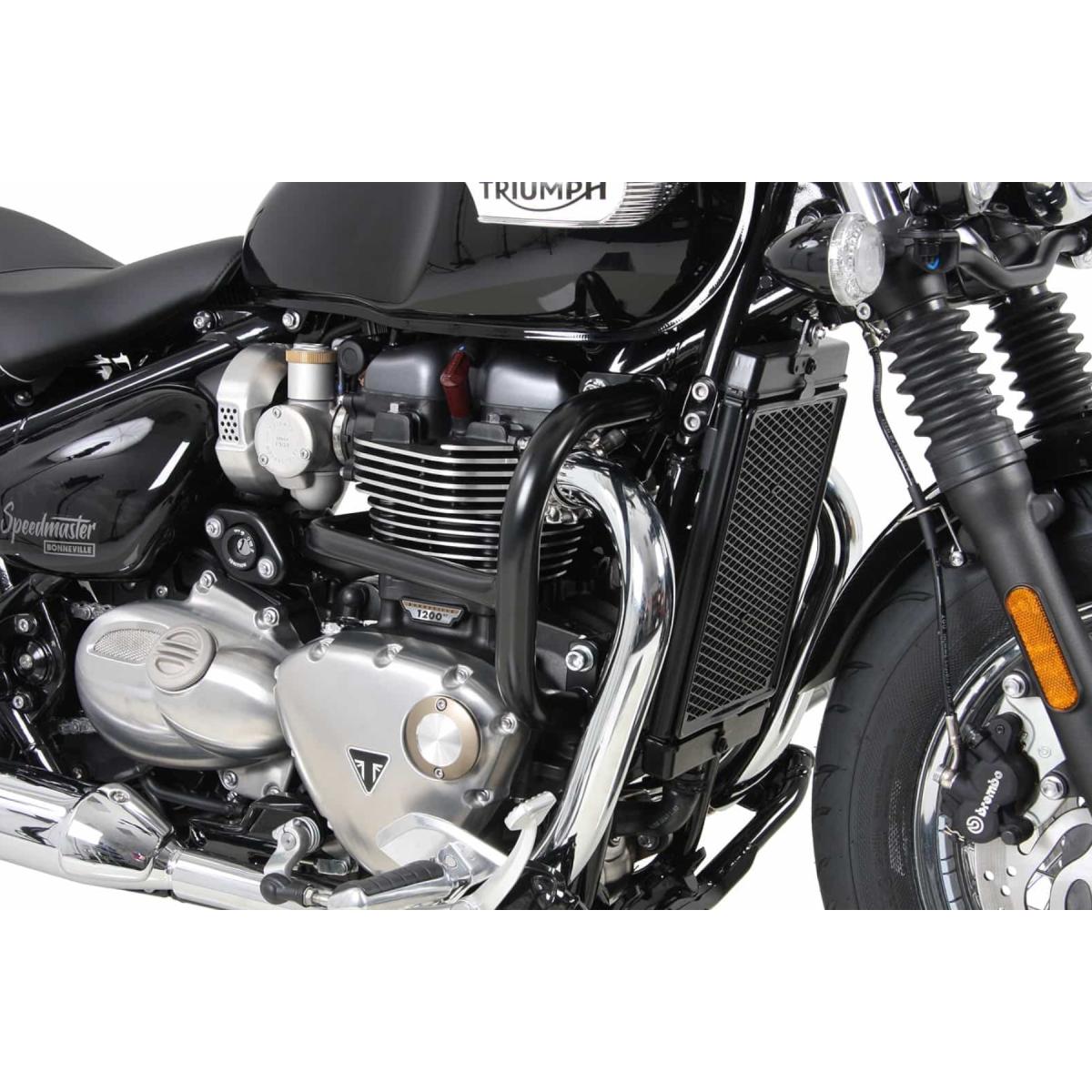ヘプコ&ベッカー エンジンガード ブラック Bonneville Speedmaster 5017572 00 01