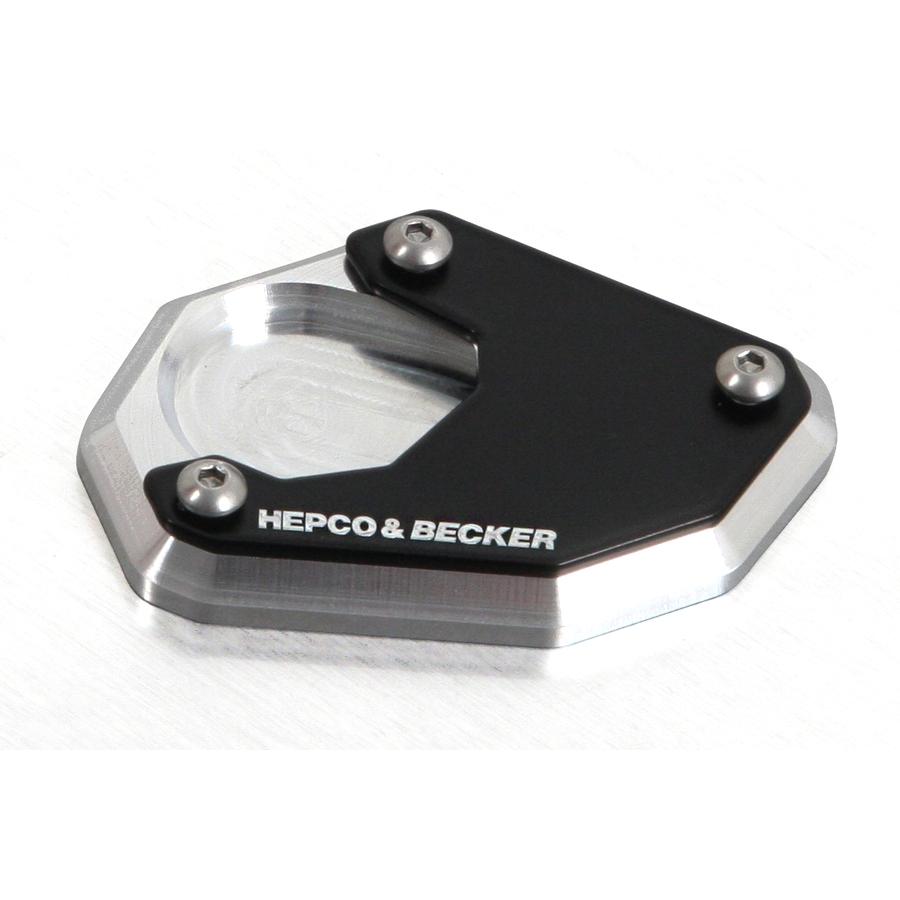 ヘプコ&ベッカー サイドスタンドエンラージメント アルミニウム シルバー/ブラック 1190 アドベンチャー Adventure R 42117524-0091
