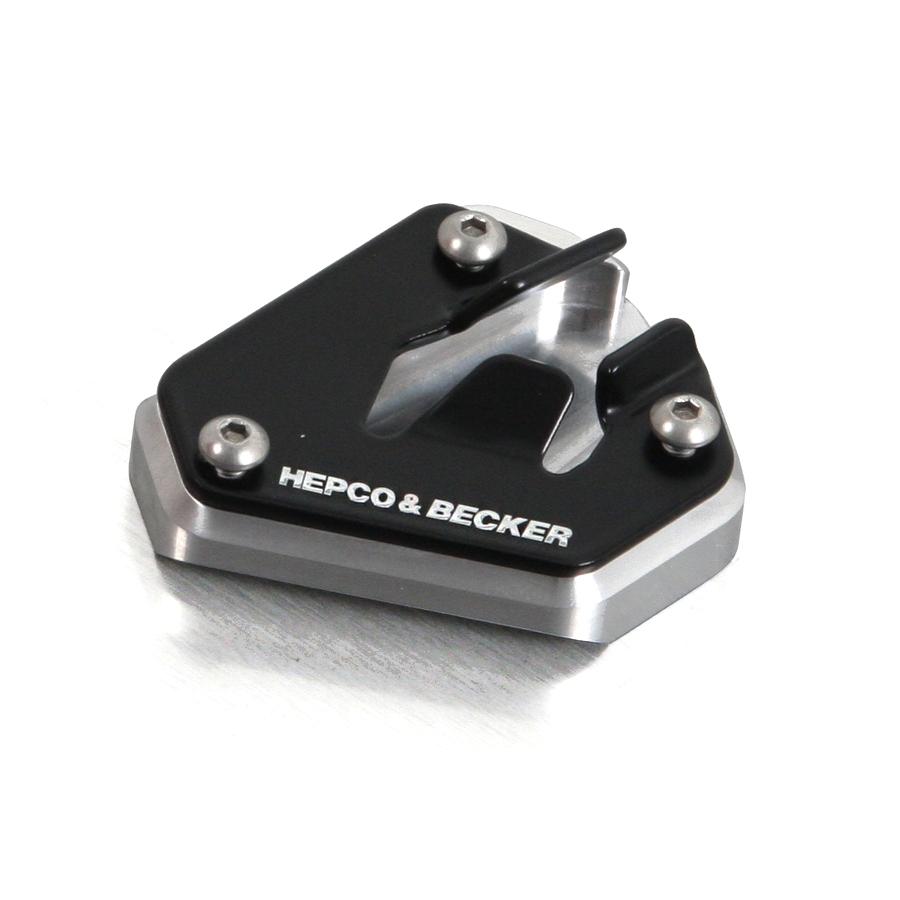 ヘプコ&ベッカー サイドスタンドエンラージメント アルミニウム シルバー/ブラック タイガー Tiger800XC X 42117535-0091