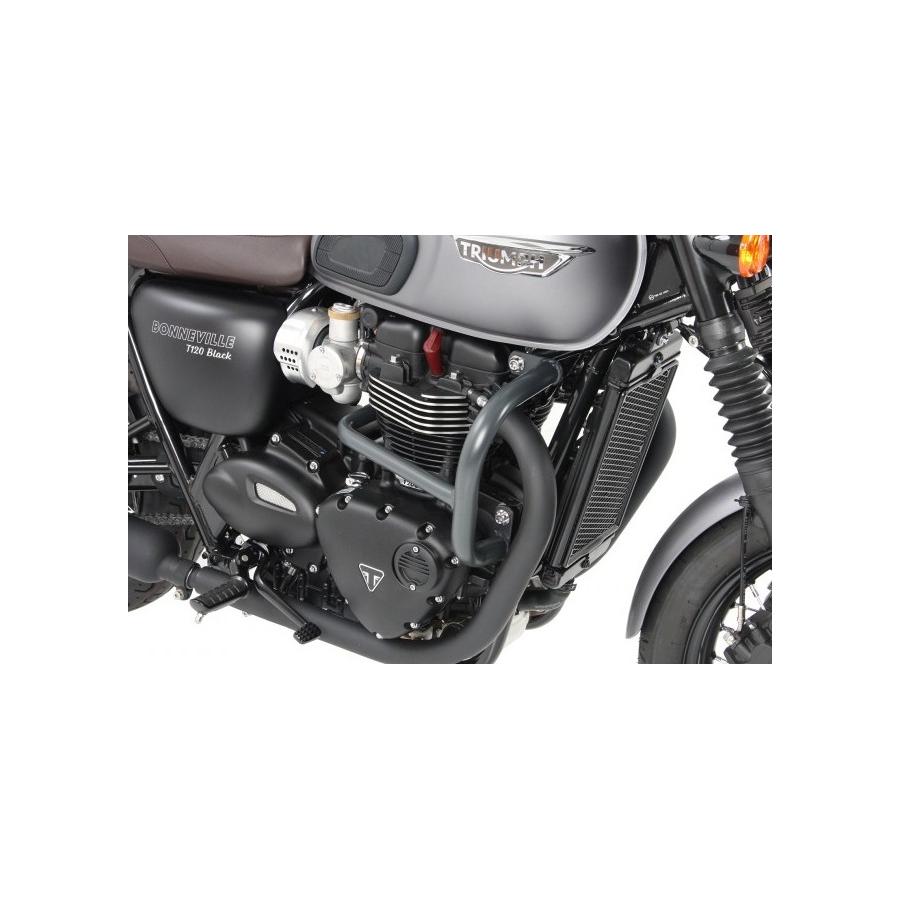 ヘプコアンドベッカー エンジンガード ブラック Street Twin 16-22/Bonneville T120 16-25 5017544 00 01