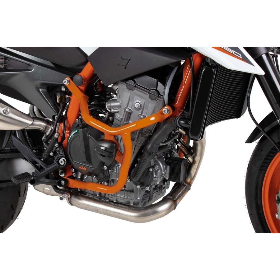 ヘプコ&ベッカー エンジンガード オレンジ 790 デューク