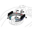 ヘプコアンドベッカー Lock-it タンクリング 6H Aprilia/Triumph/Moto Guzzi 506001-6