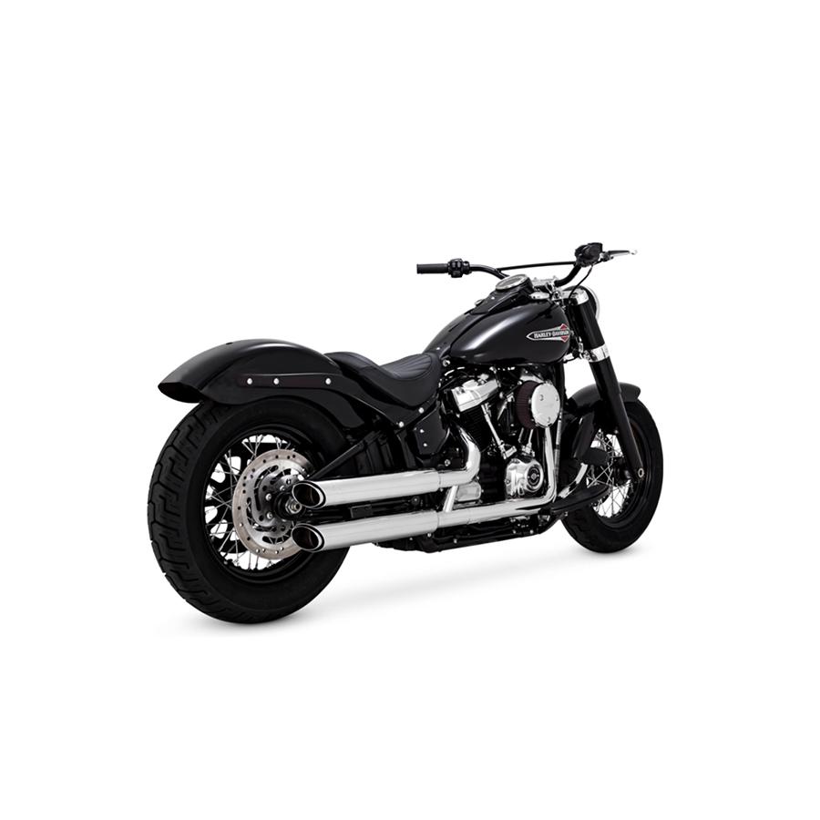 VANCE & HINES（バンス＆ハインズ） ツインスラッシュ PCX 3インチ スリップオンマフラー クローム SOFTAIL(FXBB/FXLR(S/ST)/FLSL/FLFB(S)/FXBR(S))