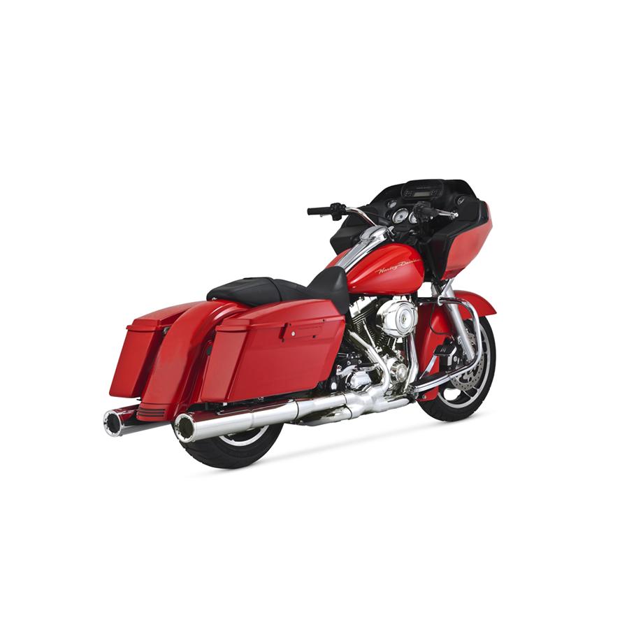 VANCE & HINES（バンス＆ハインズ） Hi-Output ハイアウトプット スリップオン クローム マフラー TOURING 95-16 1801-0606