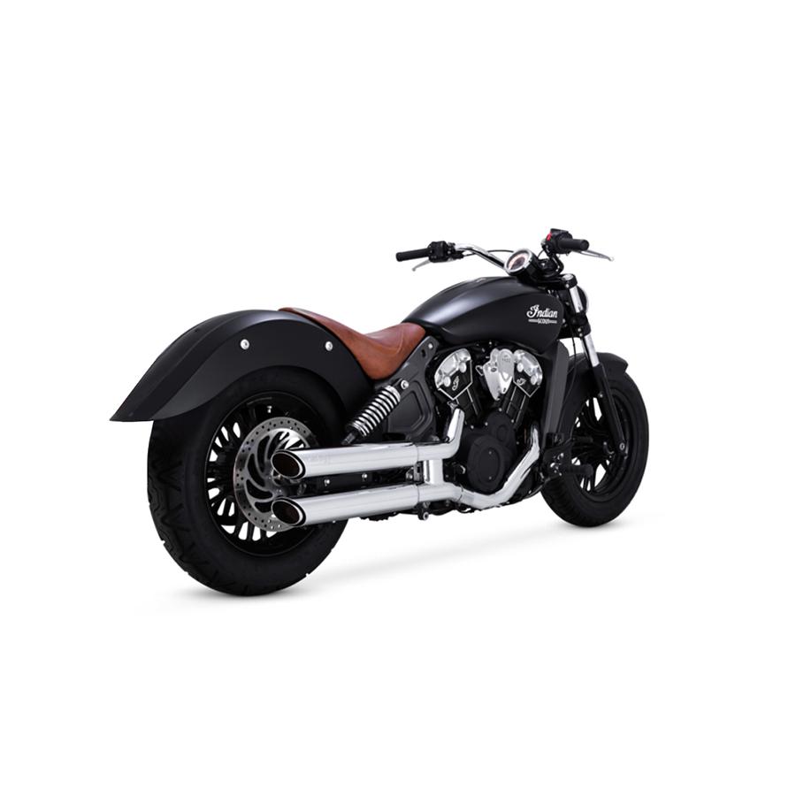 VANCE & HINES（バンス＆ハインズ） TwinSlash PCX 3in Slip-on ツインスラッシュ 3インチ スリップオン クローム マフラー INDIAN SCOUT 15-21 1801-1528