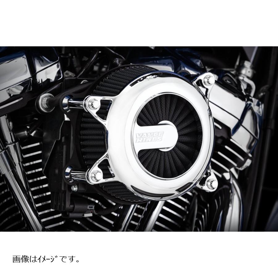VANCE & HINES（バンス＆ハインズ） VO2 エアインテイク Rogue ローグ クローム Touring Softail ツーリング ソフテイル(電子スロ)