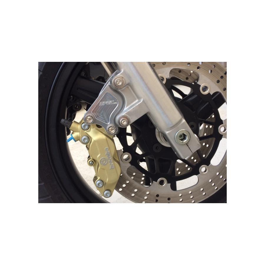 スペックエンジニアリング フロントキャリパーセット ブラック ZEPHYR400X 03- 30711