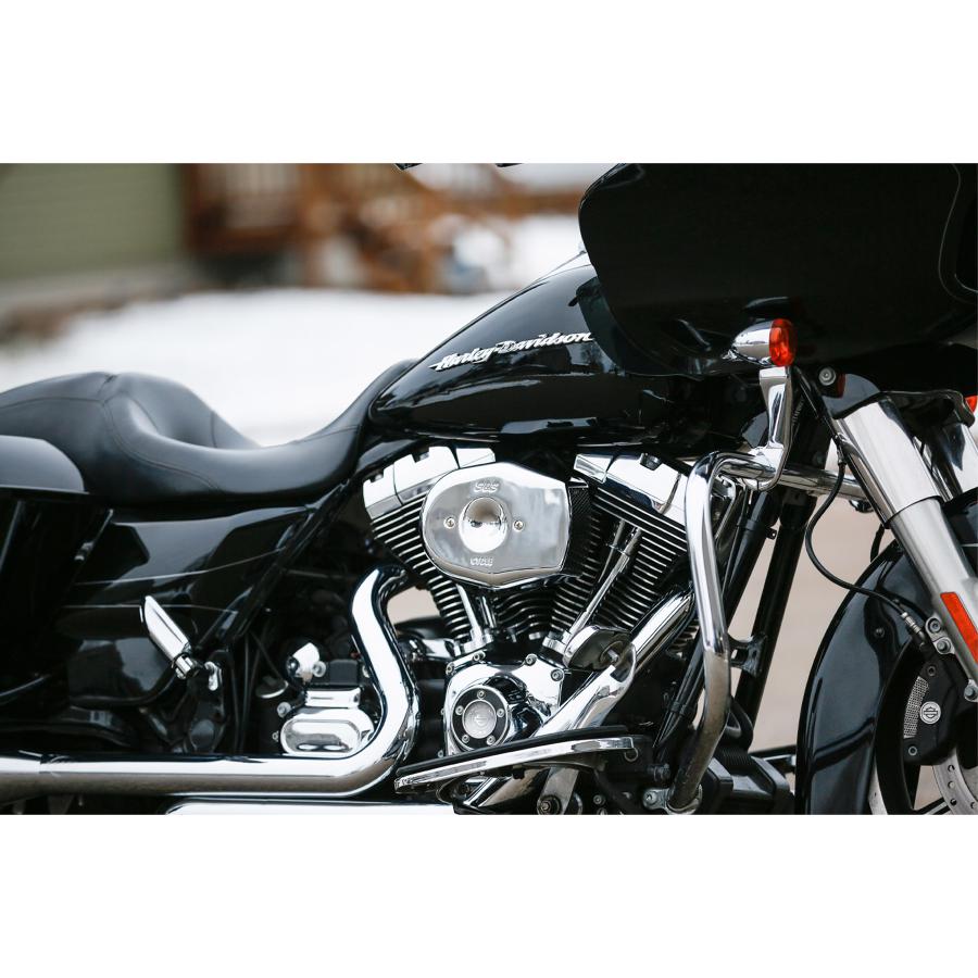 S&S (エスアンドエスサイクル) ステルスエアクリーナー Tribute クローム TC(電スロ）08-17 170-0594