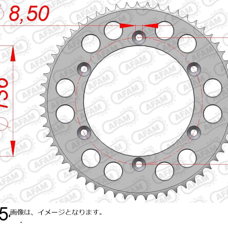 アファム Rスチールスプロケット 428-54 HUSQVARNA SMR125 11-13/SMS 4 125 11-14/TE125 11-13 14205-54