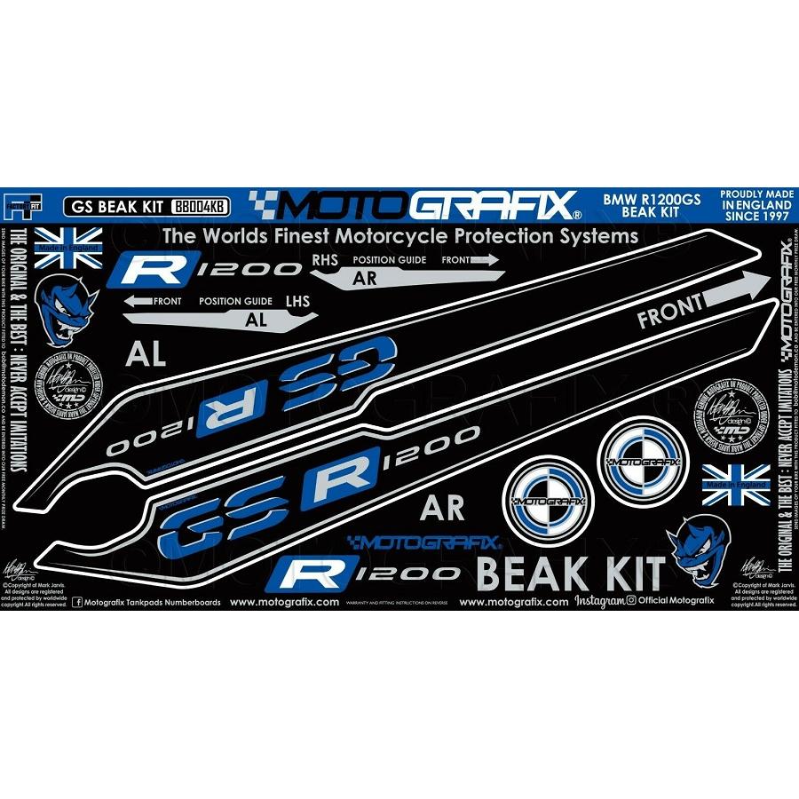 モトグラフィックス BEAK PROTECTION KIT BMW R1200GS MT-BB004KB