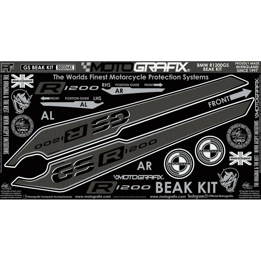 モトグラフィックス BEAK PROTECTION KIT BMW R1200GS MT-BB004KE