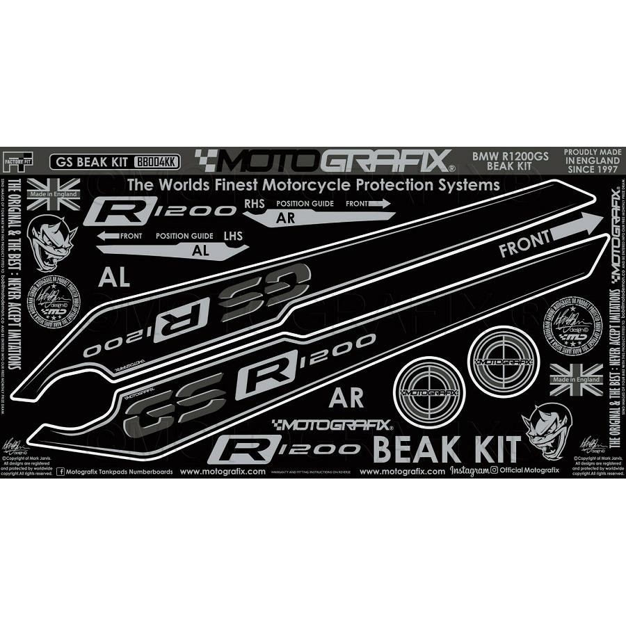 モトグラフィックス BEAK PROTECTION KIT BMW R1200GS MT-BB004KK