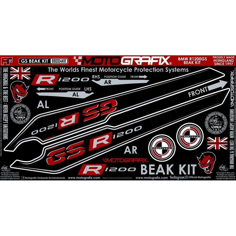 モトグラフィックス BEAK PROTECTION KIT BMW R1200GS MT-BB004KR