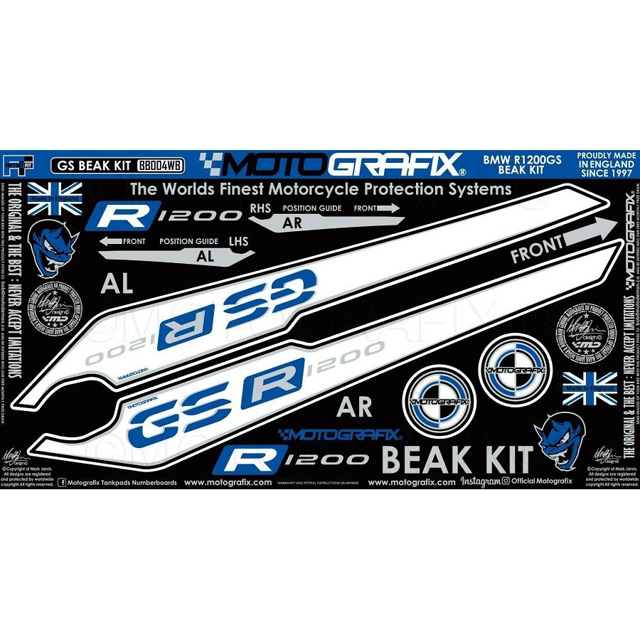 モトグラフィックス BEAK PROTECTION KIT BMW R1200GS MT-BB004WB