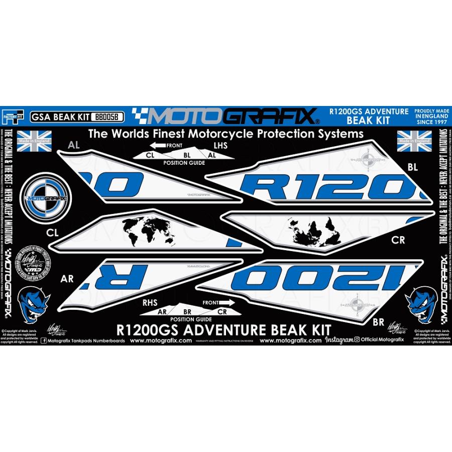 モトグラフィックス BEAK PROTECTION KIT BMW R1200GS Adventure MT-BB005B